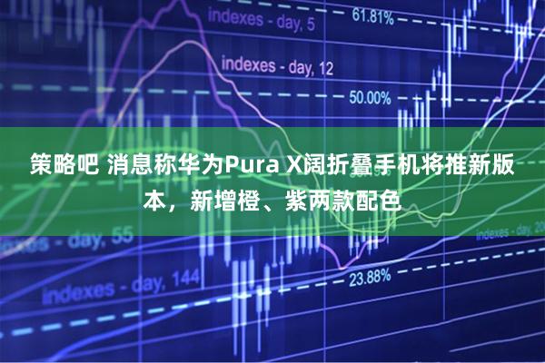 策略吧 消息称华为Pura X阔折叠手机将推新版本，新增橙、紫两款配色